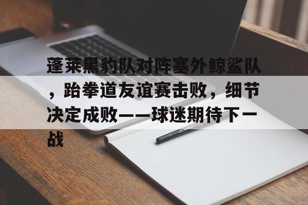 九游娱乐APP-包含蓬莱黑豹队对阵塞外鲸鲨队，跆拳道友谊赛击败，细节决定成败——球迷期待下一战的词条